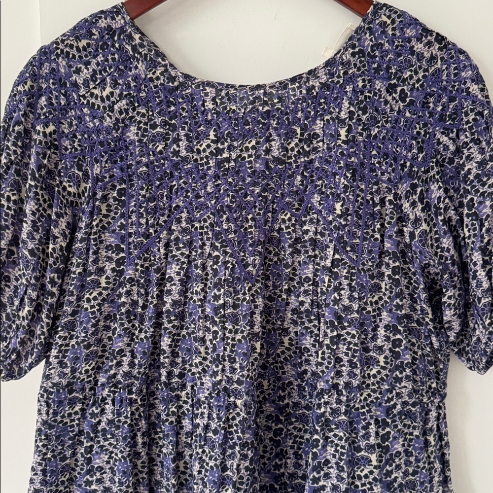 ba&sh Iris Printed Mini Dress Size 2 - Picture 3 of 12